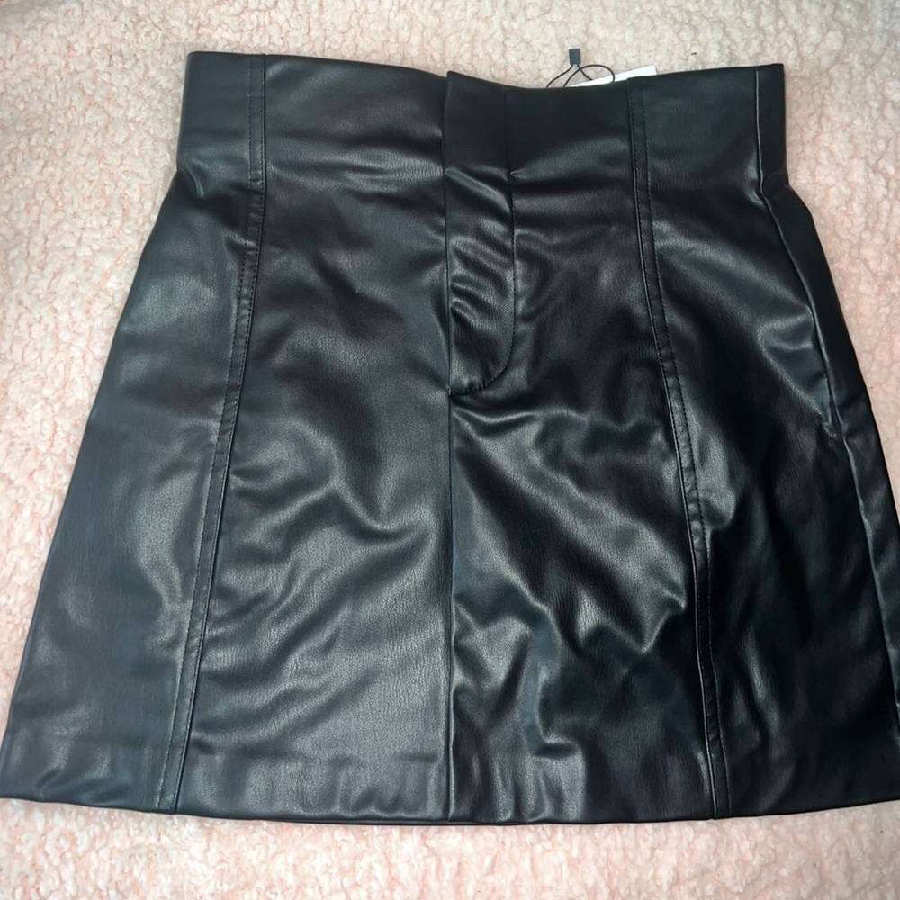 Zara Leather Skirt